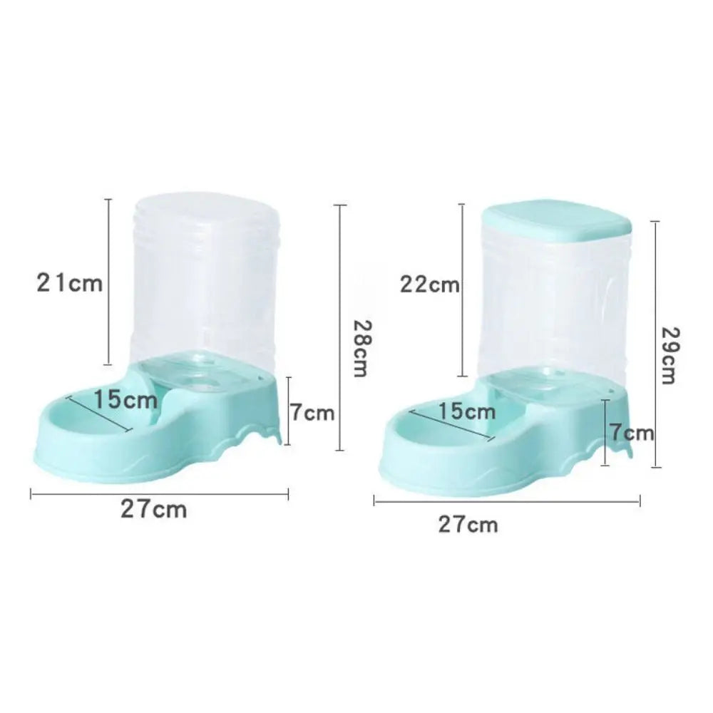 Large Capacity Corner Dog Bowl Automatic Pet Feeder Dog Food Dispenser Drinking Bowl For Dog Water Drinking Pet Supplies